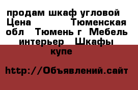 продам шкаф угловой › Цена ­ 3 000 - Тюменская обл., Тюмень г. Мебель, интерьер » Шкафы, купе   